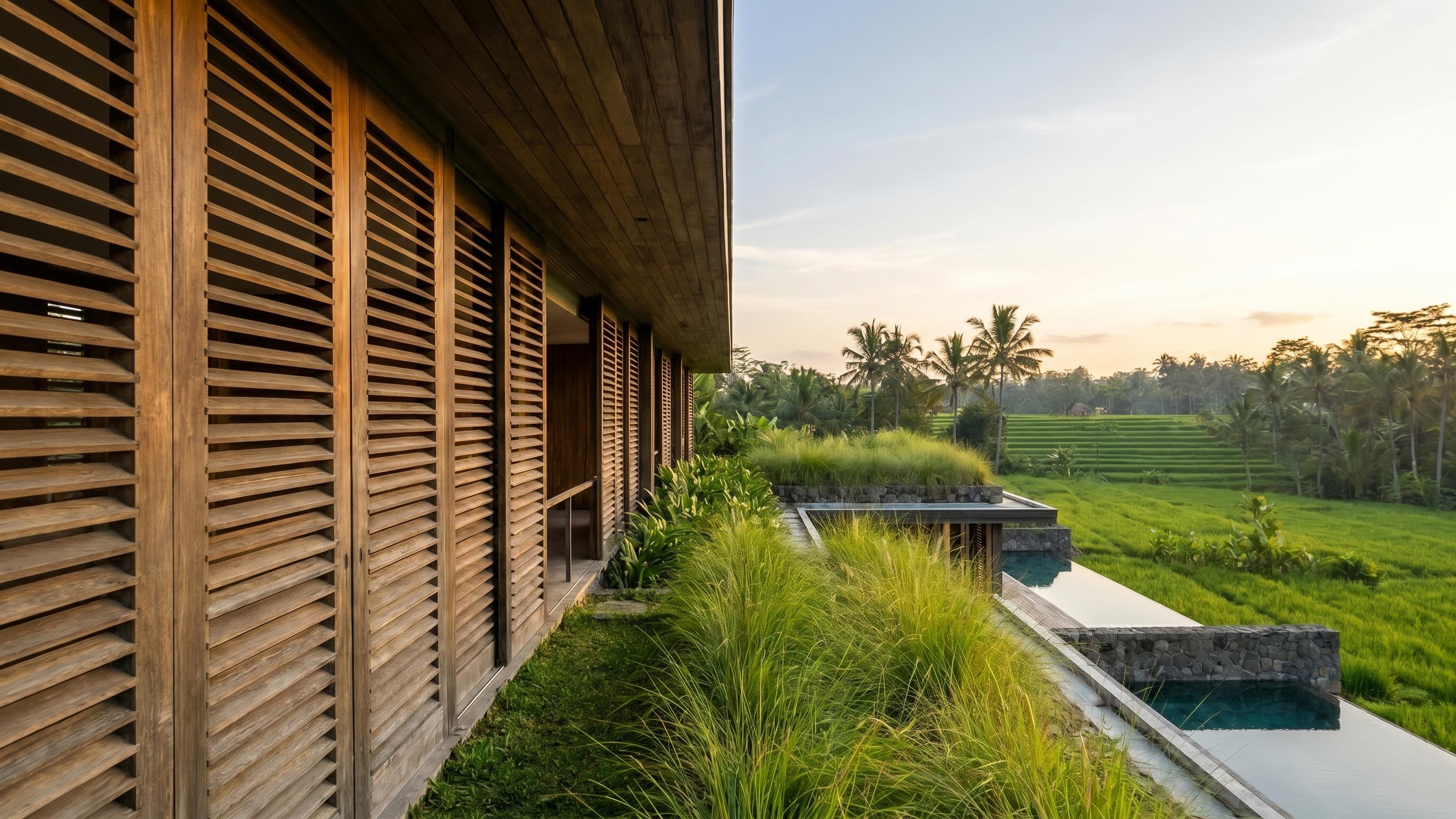 Ricefield Villa Render 5